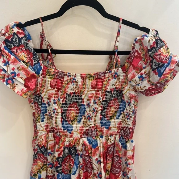 MISA LOS ANGELES
Ruchika Floral Romper size small red blue floral EUC - Picture 12 of 15